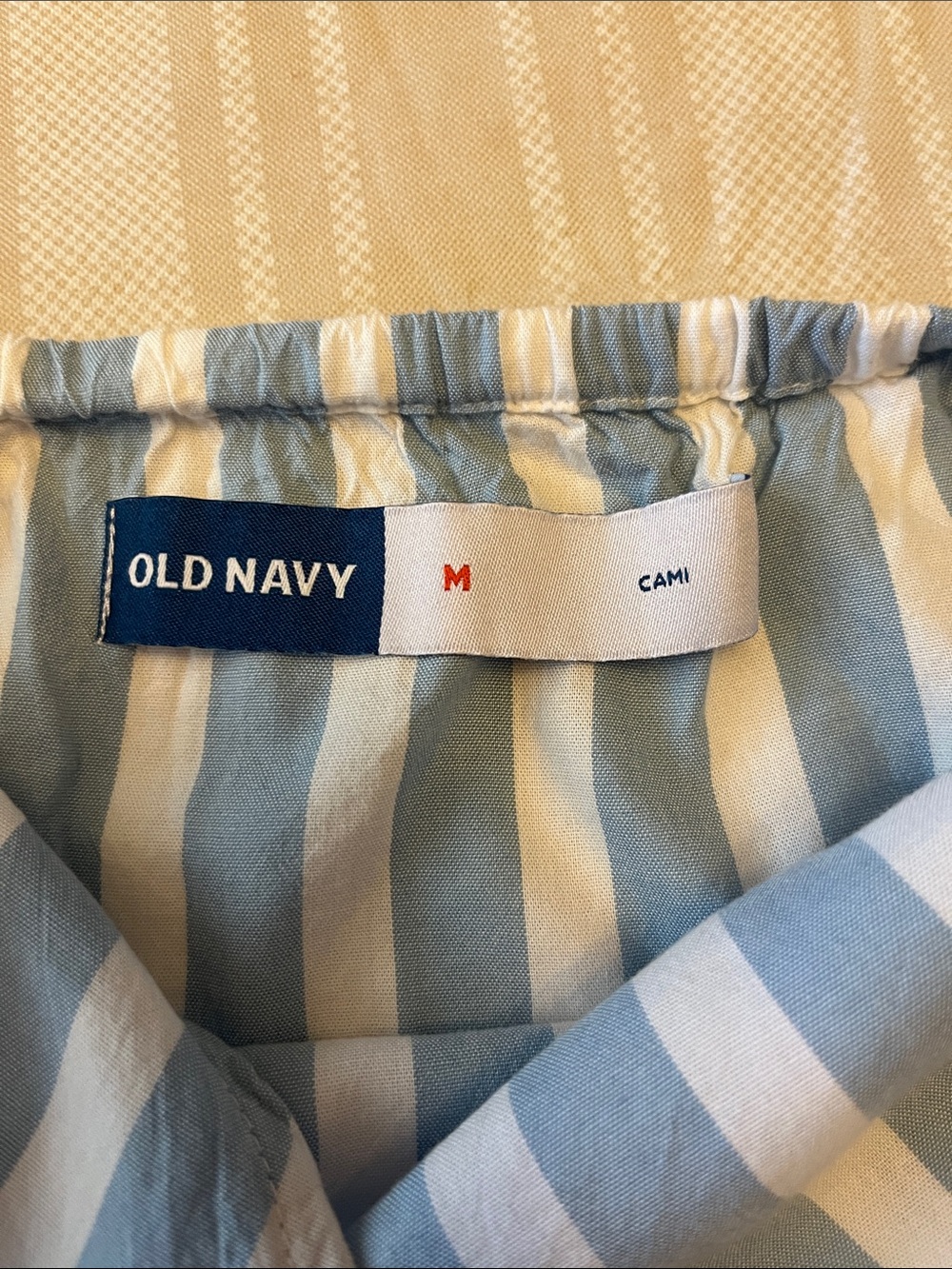Old Navy Light Blue & White Striped Spaghetti Strap Maxi Dress - Picture 4 of 7